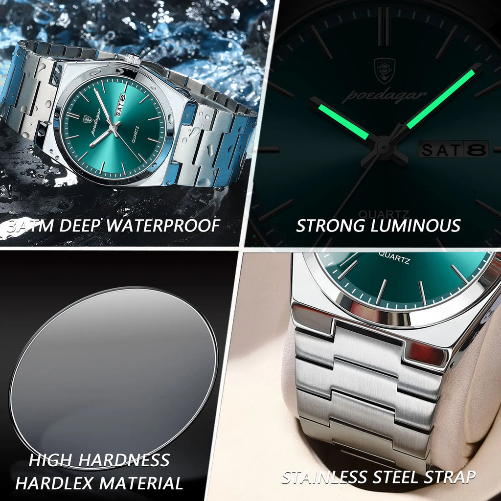 POEDAGAR Signature Luxury Watch – Classic Men’s Designer Timepiece