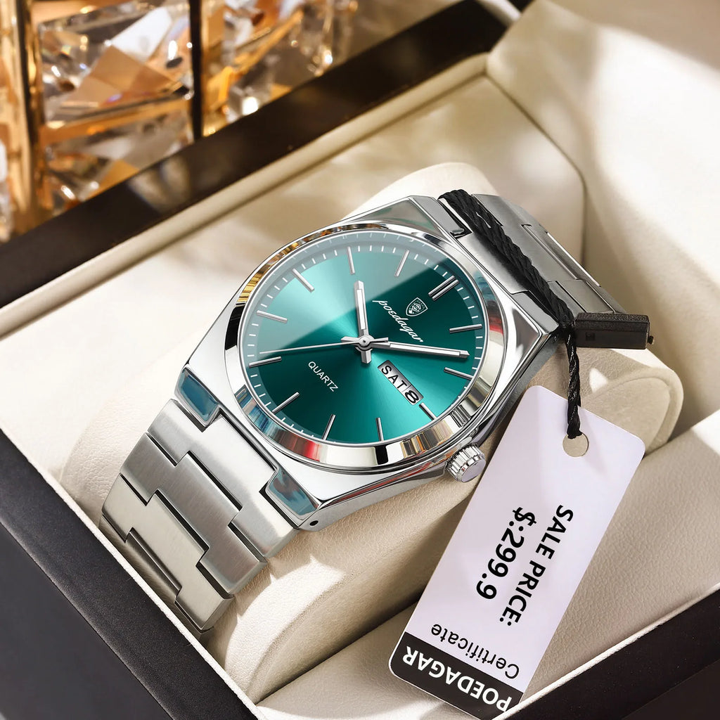 POEDAGAR Signature Luxury Watch – Classic Men’s Designer Timepiece