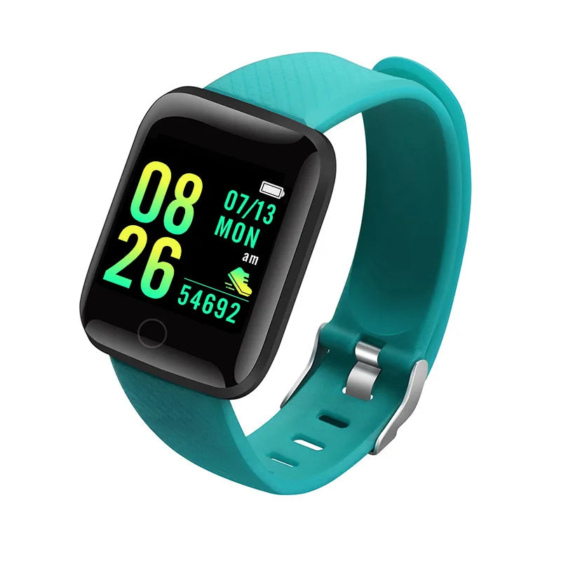 Smart Fitness Watch – Unisex Activity Tracker with Message Alerts for Android & iOS