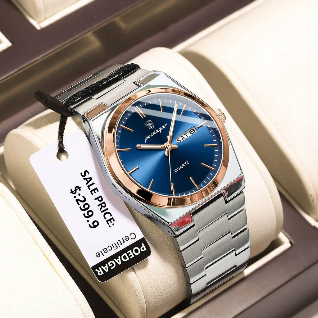 POEDAGAR Signature Luxury Watch – Classic Men’s Designer Timepiece