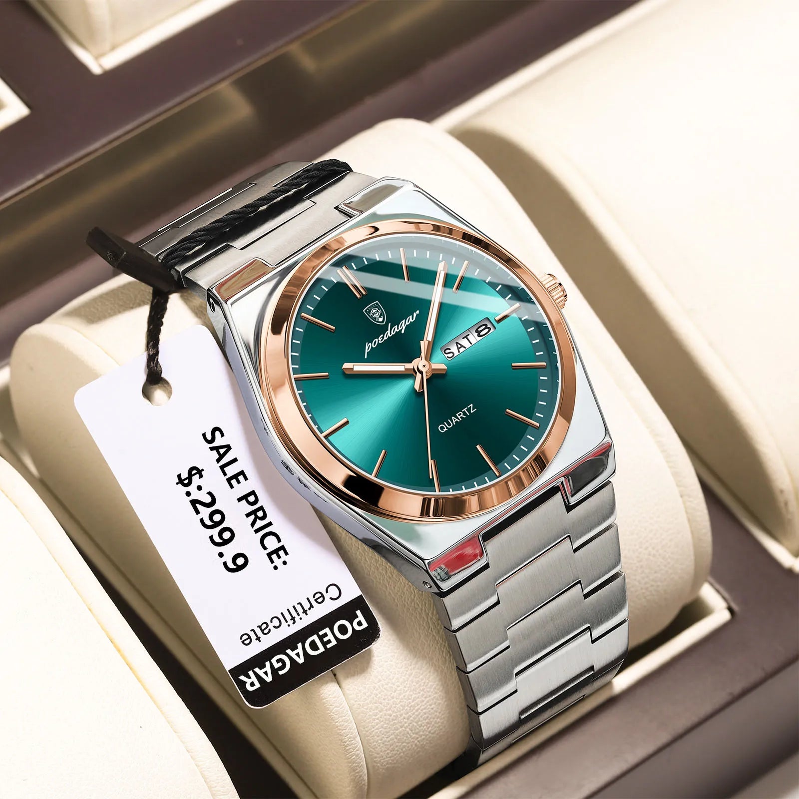 POEDAGAR Signature Luxury Watch – Classic Men’s Designer Timepiece
