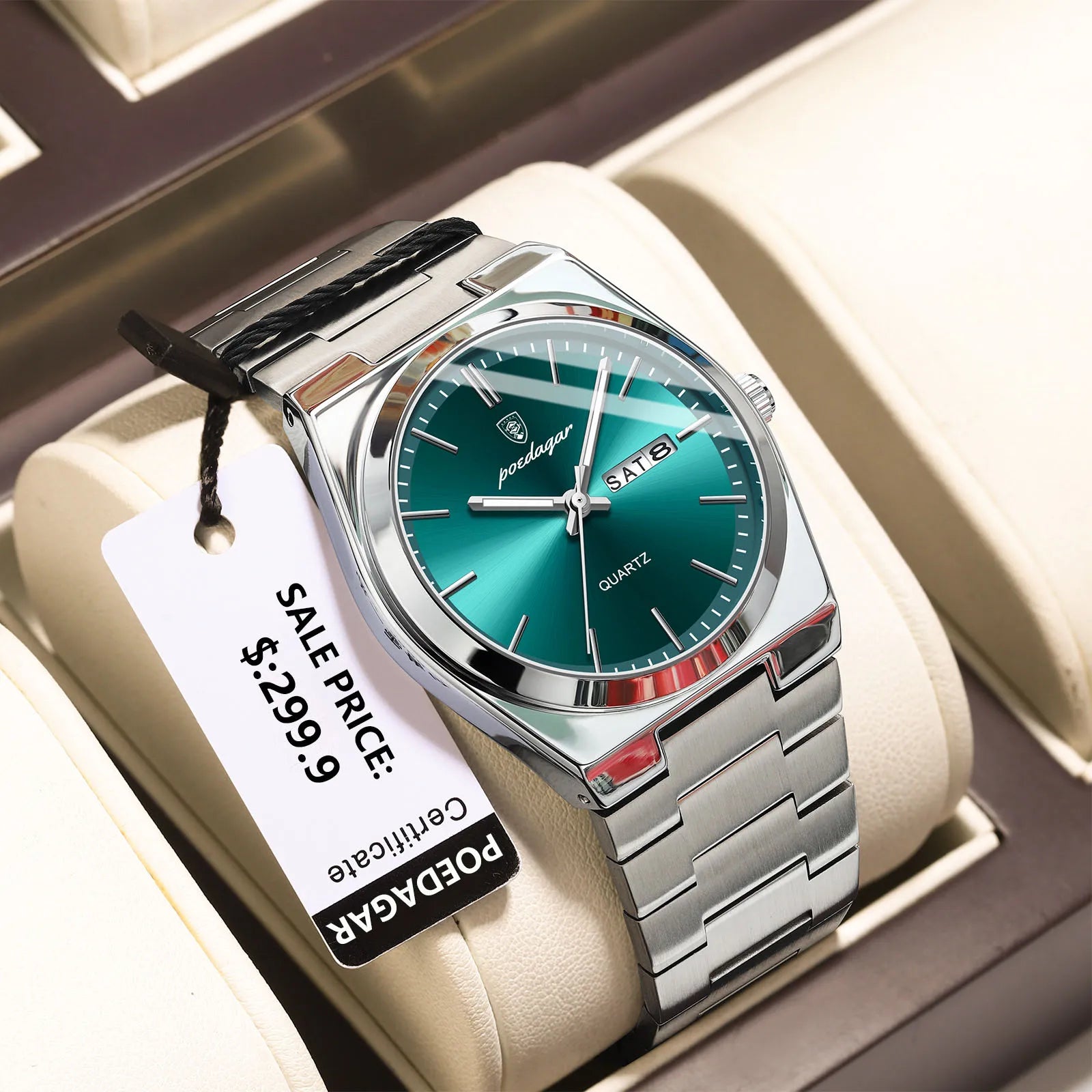 POEDAGAR Signature Luxury Watch – Classic Men’s Designer Timepiece