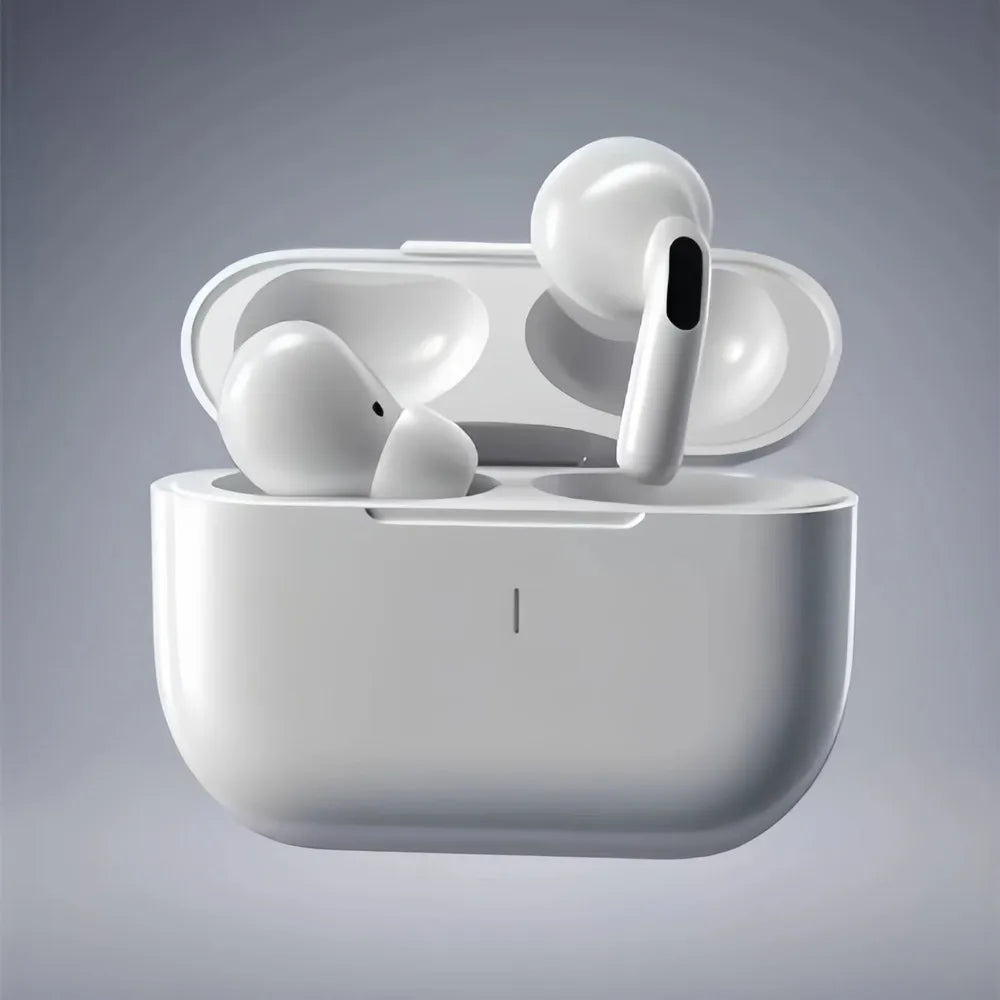White Wireless Bluetooth Headphones – Sports & Workout Headset with Clear Calls