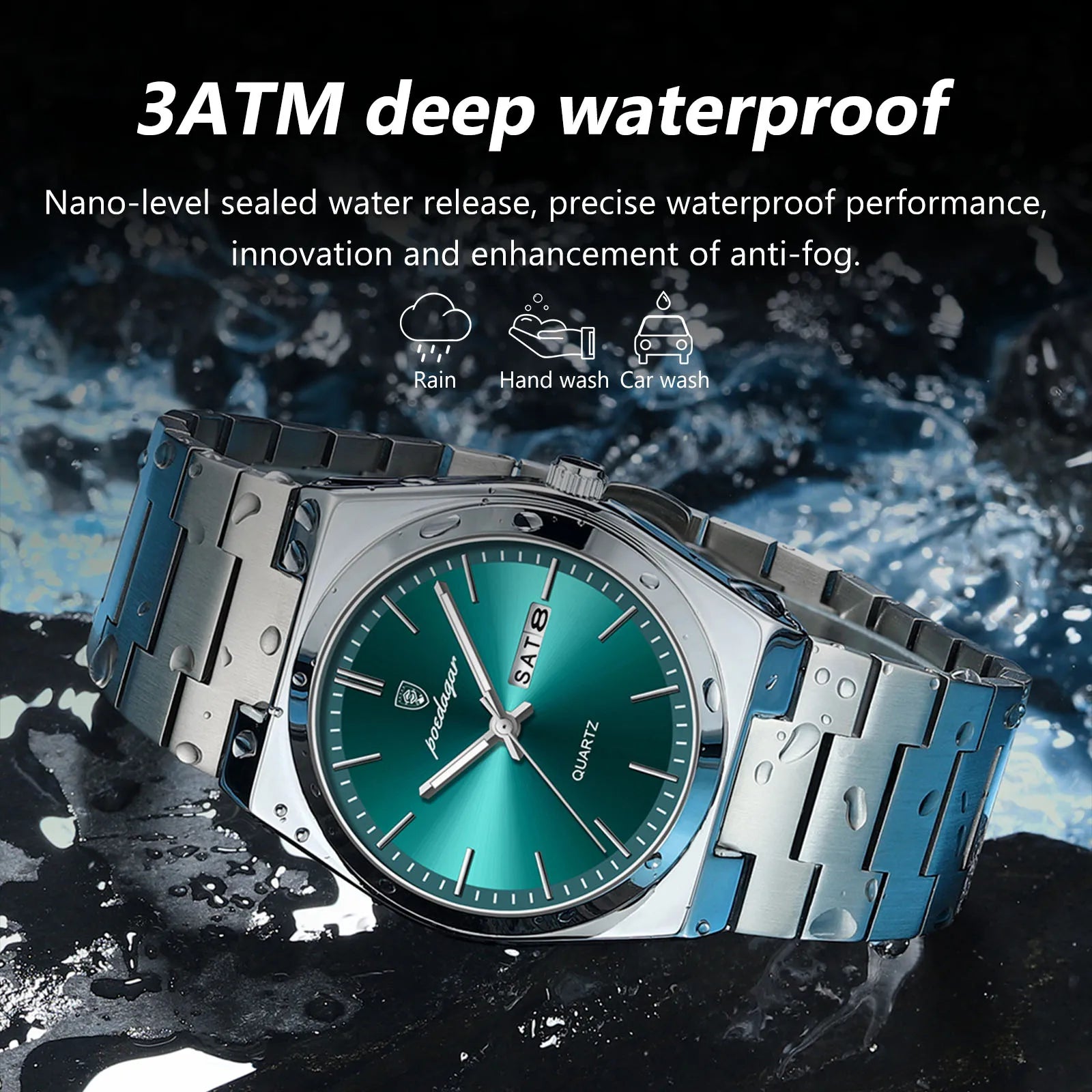 POEDAGAR Signature Luxury Watch – Classic Men’s Designer Timepiece