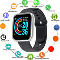 Smart Fitness Watch – Unisex Activity Tracker with Message Alerts for Android & iOS